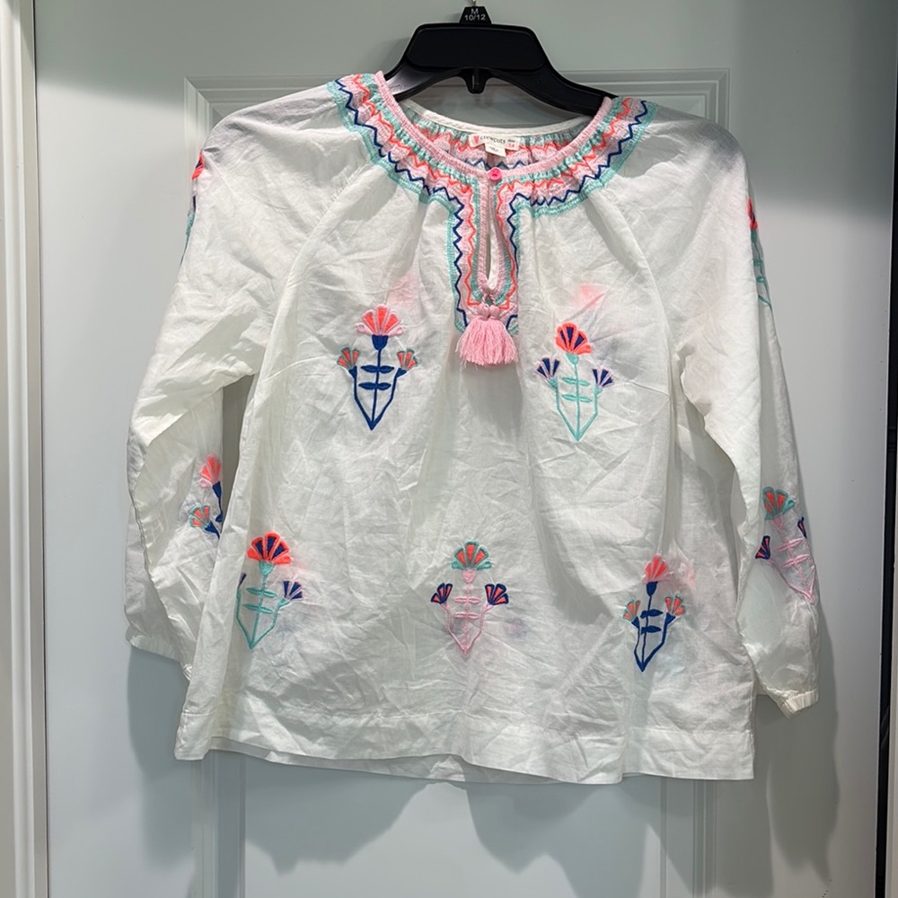 Crewcuts embroidered blouse